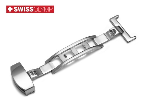Für FREDERIQUE CONSTANT Uhrenauslauf Schmetterlingsverschluss Schnalle Armbandband - Bild 6 von 10
