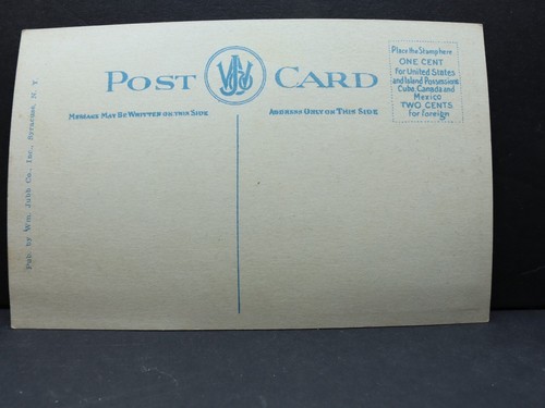 Postcard Tully NY Central School - Picture 2 of 2