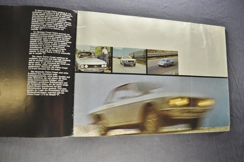 1974-1975 Lancia Fulvia Coupe 3 Catalog Brochure Nice Original 4-Language Text - Picture 2 of 13
