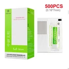 500Pcs Disposable Acupuncture Manual Needles Sterile 0.16mmx7mm Stainless Steel