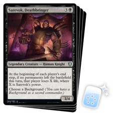 SAREVOK, DEATHBRINGER X4 Commander Legends: Battle For Baldur's Gate Magic MTG