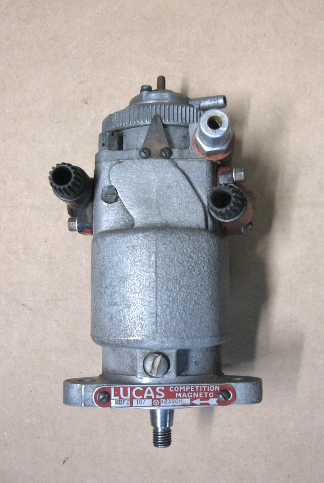 LUCAS 早期 K2FC 手册 MAGNETO TRIUMPH PRREUNIT NORTON BSA SPARKS BENCH 测试 — 第 2/4 张图片