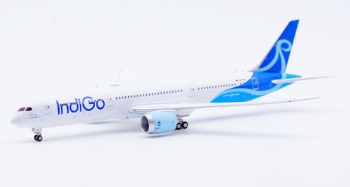 1:400 JC Wings IndiGo Boeing B787-9 LN-FNC modellino jet aereo pressofuso Dreamliner - Foto 8 di 15