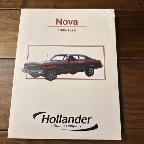 NOVA CHEVROLET PARTS INTERCHANGE MANUAL HOLLANDER BOOK - Picture 1 of 5
