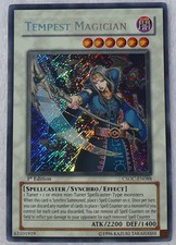 Yugioh 1x Tempest Magician CSOC-EN088 Secret Rare 1st Edition Near Mint