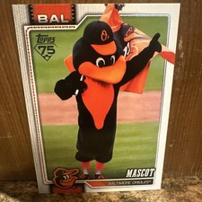 2026 Topps Celebration Baltimore Orioles Mascot #M-24 Mascot Card