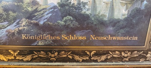 Vintage deutsche Disney SCHLOSS Litho Keksdose Dose Henry Lambertz 14 x 10 x 5" - Bild 4 von 11