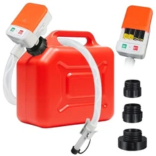 Electric Fuel Transfer Siphon Hand Pump for Gasoline Diesel Kerosene Auto-Stop