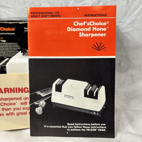 Chef's Choice Diamond Hone Electric Knife Sharpener Pro 110-Used/Manual Included - Afbeelding 8 van 12
