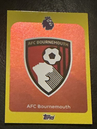 Topps Premier League 2025 2026 Bournemouth Badge Yellow Parallel