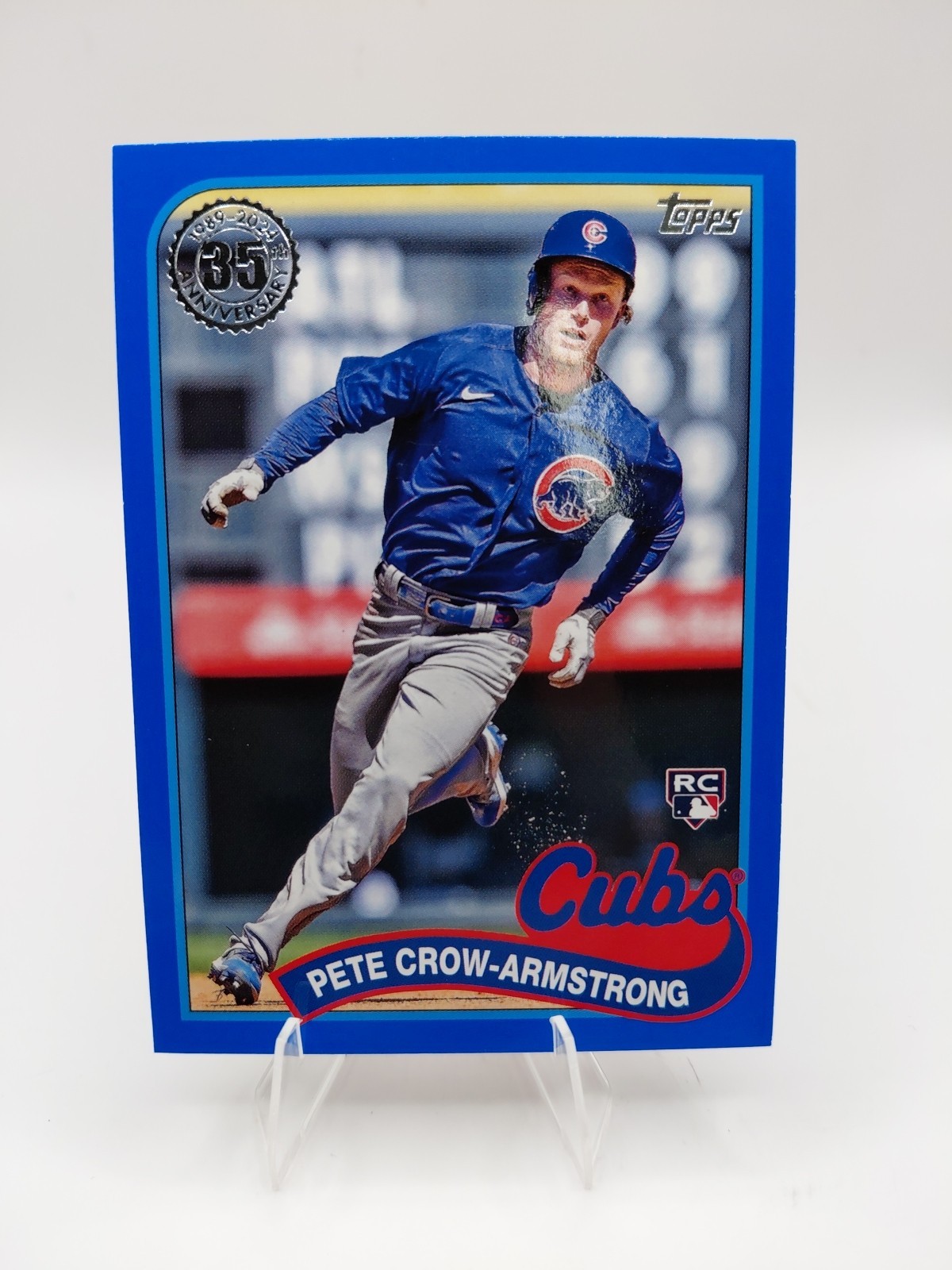 2024 Topps Series 2 - 1989 Topps Baseball Pete Crow-Armstrong #89B2-5 Blue
