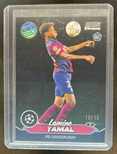 2023-24 Stadium Club Chrome Lamine Yamal Members Only SP RC Black Refractor #/10
