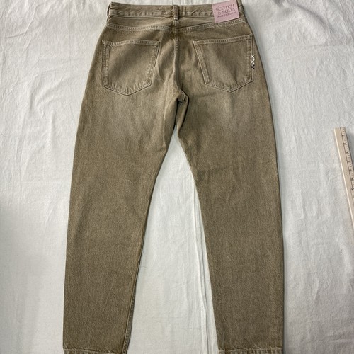 Scotch & Soda Amsterdam Dean Jeans Herren 30 Braun Denim Baumwolle Loose Tapered 30x28 - Bild 13 von 18