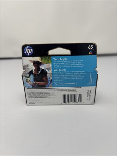 HP #65 Color Ink Cartridge 65 N9K01AN NEW GENUINE - Picture 2 of 5