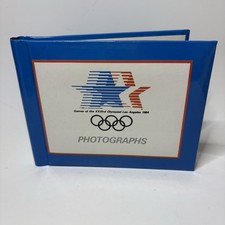 Vintage 1984 Olympic Photograph Photo Book Holder Unused Empty Holds 20 Pics