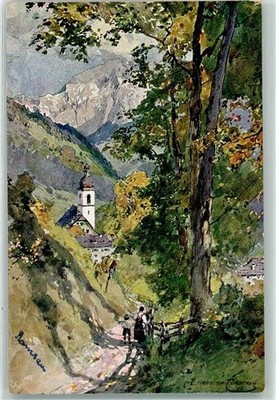 39293213 - 8243 Ramsau Alpiner Kunstverlag Eugen Richter Nr. 12 AK Compton, E.