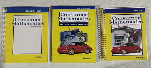 Abeka Consumer Mathematik Lehrerausgabe Lösung Schlüssel Lehrer mit Lösungen