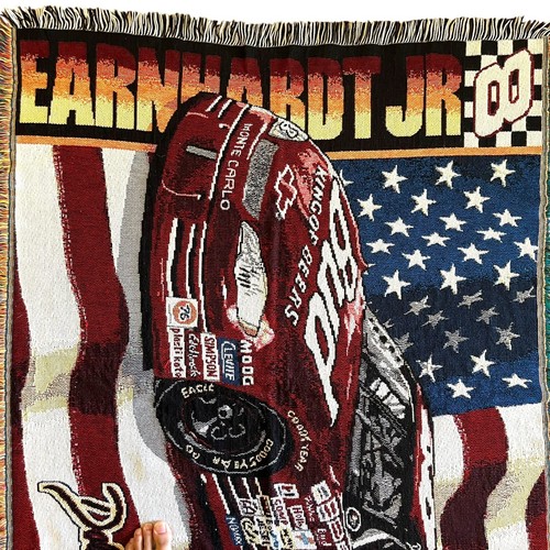VTG Dale Earnhardt Jr #8 Throw Blanket NASCAR Northwest Company Made USA - Picture 5 of 9