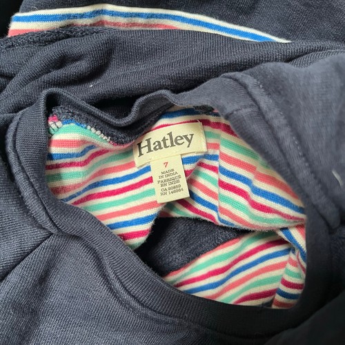 Hatley Star Appliqué Sweatshirt Dress Size 7 - Picture 6 of 6