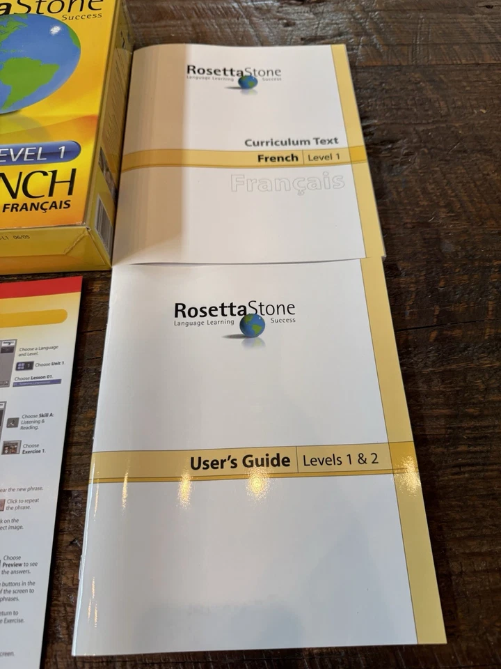 ROSETTA STONE - FRENCH Level 1 - Personal Edition CD-ROM For Windows & Mac - Image 3 of 4