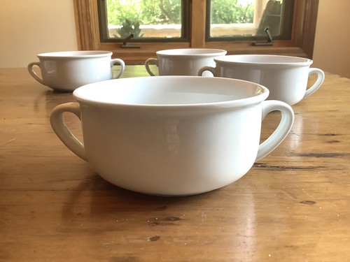 Williams Sonoma Everyday Weiß Suppenschüsseln mit Doppelgriffen 4er Set