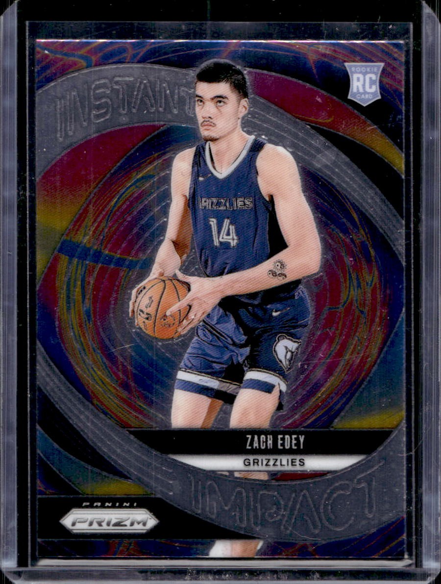 Zach Edey 2024-25 Panini Prizm #25 Instant Impact Rookie