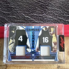 2023 Leaf Art of Sport Canvas Combos - Chris Webber / Peja Stojakovic JERSEY /12