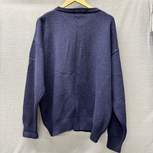 Titleist by Corbin Sweater Herren XXL ELK RIVER Blau Creme Rot Pulli Vintage - Bild 6 von 7
