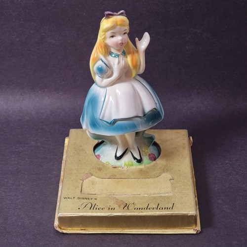Vintage 60's Disney Alice in Wonderland Ceramic Collectible 5" Figure Japan PA