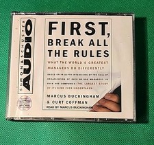 First, Break All The Rules What The Worlds Greatest Managers Do Differently 3CDs