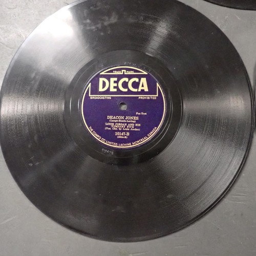 Louis Jordan And His Tympany Five Lot of 7 Decca 78 RPM Records Blues Beware - Picture 2 of 17