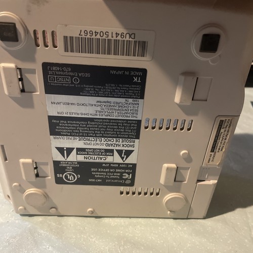 Sega Dreamcast Console White HKT-3020 Tested Working - Bild 4 von 6