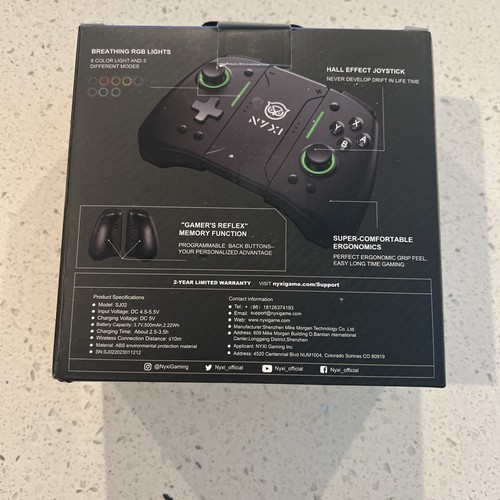 NYXI Hyperion Pro Wireless Controller for Nintendo Switch - Black - Afbeelding 2 van 7