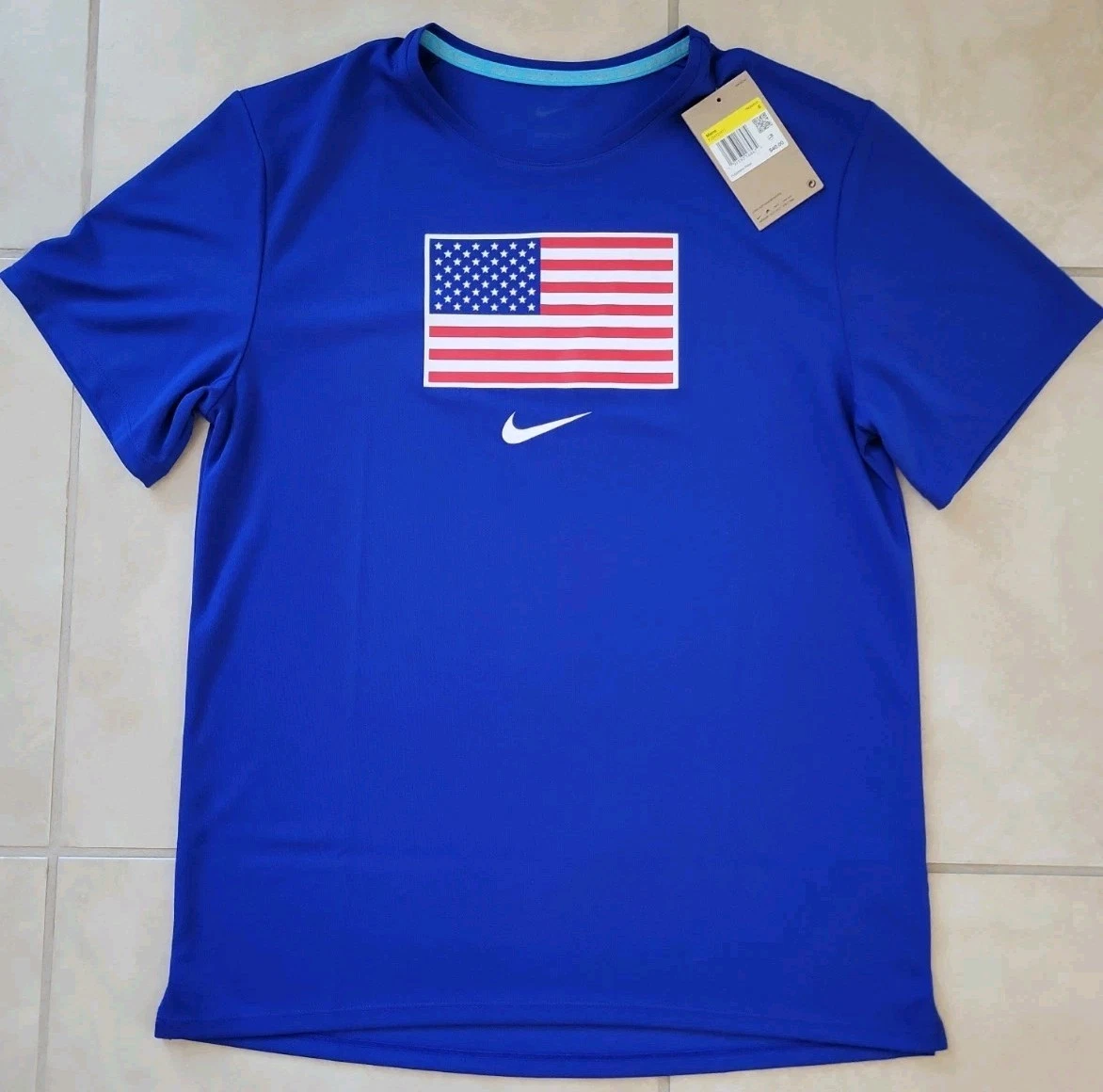 Nike USA Track & Field Miler Running Shirt Top Men's S FJ3412-417 Dri-fit
Opens in a new window or t