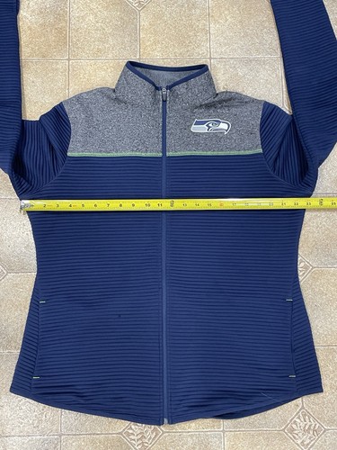 NFL Team Apparel Seattle Seahawks Women's Full Zip Lightweight Jacket Size XL - Picture 4 of 12