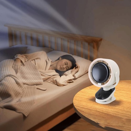 Portable Clamp Fan Automatic Oscillating 100 Speeds Cooling Fan LED Display - Picture 11 of 24