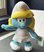 Smurf Smurfette Plush Doll 2010 by Nanco Very Good Condition FREE SHIPPING tags