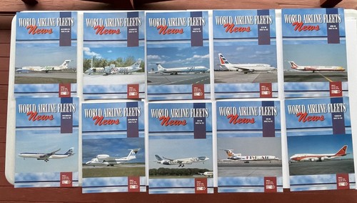 Lot of 10 World Airline Fleets News Magazines from year 2000 March - December - Picture 1 of 13