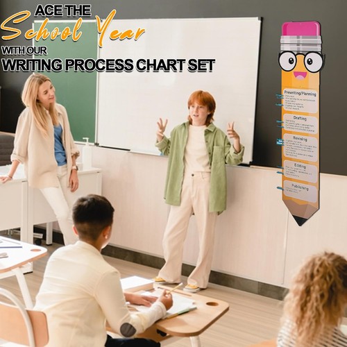 Fun Express Writing Process Chart Set - 31 Pieces - Educational and Learning Act - Picture 3 of 6