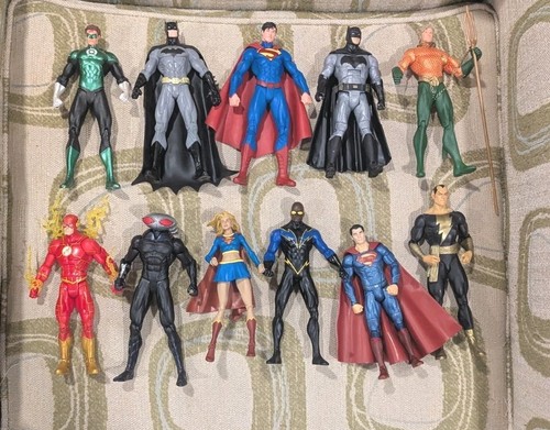 DC Direct Multiverse Lot Of 11 Figures Justice League Superman Batman Flash