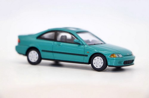 Para Maßstab 1:64 Honda Civic Coupe EJ1 1995 grün Diecast Auto Modell Spielzeug Geschenk - Bild 3 von 6