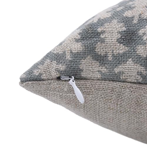 Handcraft Decorative Block Print Throw Thick Linen 14X20 Pillowcase Cushion - Picture 4 of 7