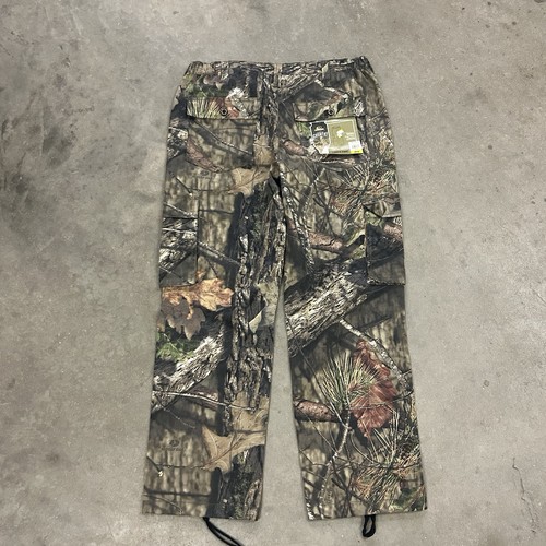 Brand New Mossy Oak Camo Cargo Pants Mens 36/38 Breakup Country Camouflage - Picture 3 of 9