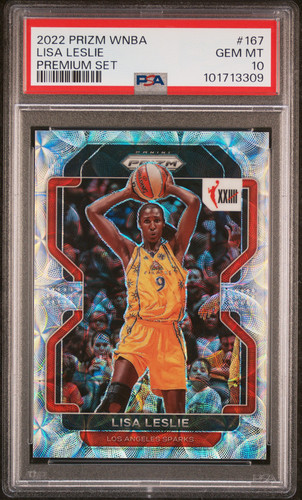 2022 Panini Prizm WNBA Premium Set #167 Lisa Leslie 11/99 PSA 10 POP 2 - /99