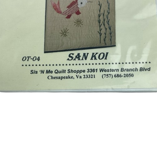 Sis 'N Me Quilt Muster Oriental Treasures San Koi 21”x43” - Bild 3 von 5