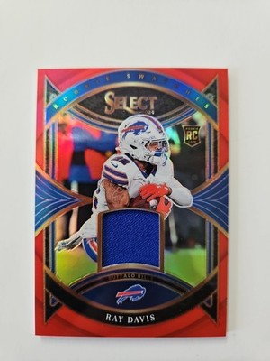 2024 Select Rookie Swatches Ray Davis Bills # RS-RDS