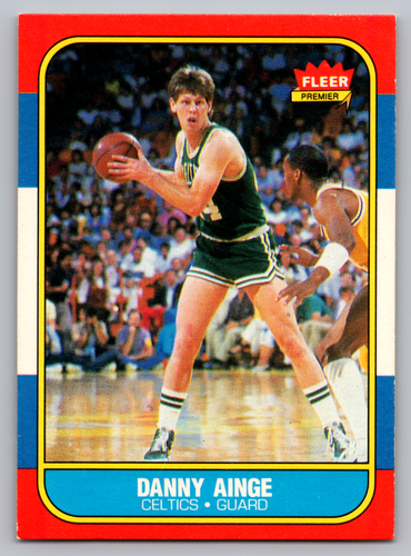 1986-87 FLEER #4 DANNY AINGE CELTICS ROOKIE