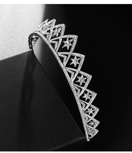 Swarovski Crystal Bride Wedding Crown tiara - Picture 4 of 4