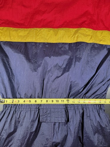 Vintage COULOIR Mens one piece Ski Snow Suit Size 46 Navy Yellow Red 31 Inseam - Picture 17 of 24