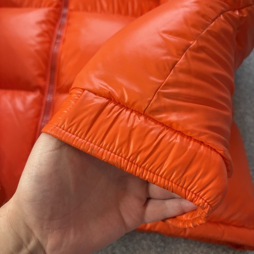Chaqueta Moncler Wilson Naranja Puffer Talla 3 Grande 100% Auténtica - Imagen 11 de 23